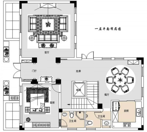 東易日盛：輕奢風格別墅裝修設計