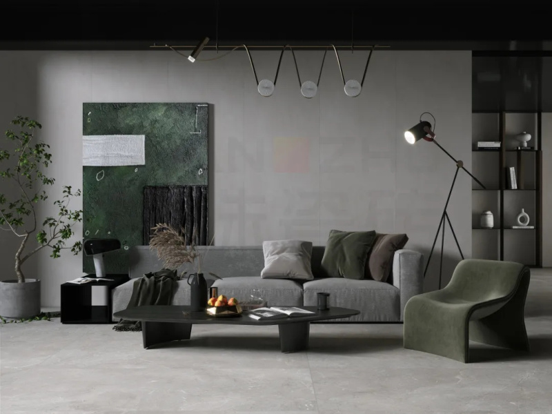 案例鑒賞| 冠珠高定巖板客廳設(shè)計(jì)，驚艷大氣輕松get