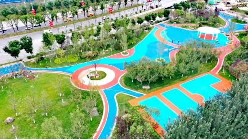 中鐵一局新運(yùn)公司為十四運(yùn)會(huì)添綠增彩