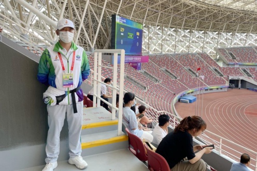 咸陽好小伙，全國向上向善好青年服務十四運會