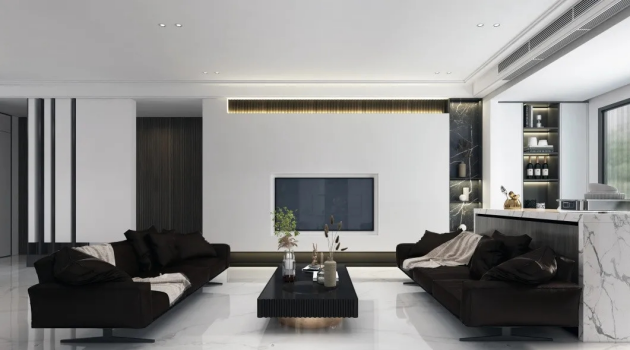 簡一白色系瓷磚X現(xiàn)代極簡風(fēng)，打造出高顏值的質(zhì)感家裝