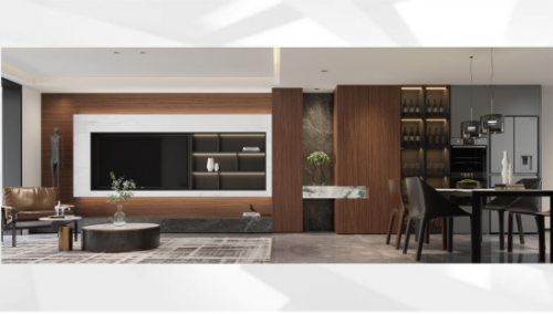 喜盈門整裝案例賞析 棕色風家裝詮釋東方優雅