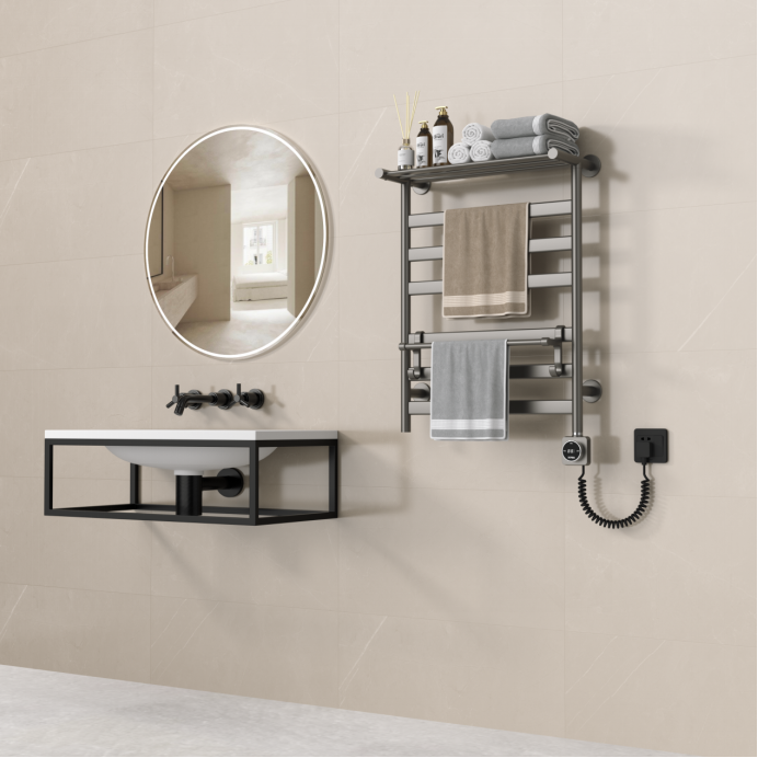 艾芬達(dá)免打孔電熱毛巾架再添新品