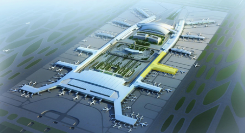 中建安裝南方公司參建的廣州白云國(guó)際機(jī)場(chǎng)西四指廊項(xiàng)目首層綜合管線大面積完工