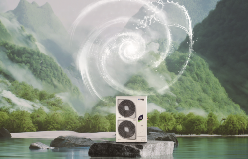 中央空調 中央熱水二合一，約克天氟熱水兩聯供給你冬季一股暖流