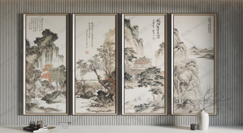 千年舟新花色鑒賞丨風雅四藝之掛畫