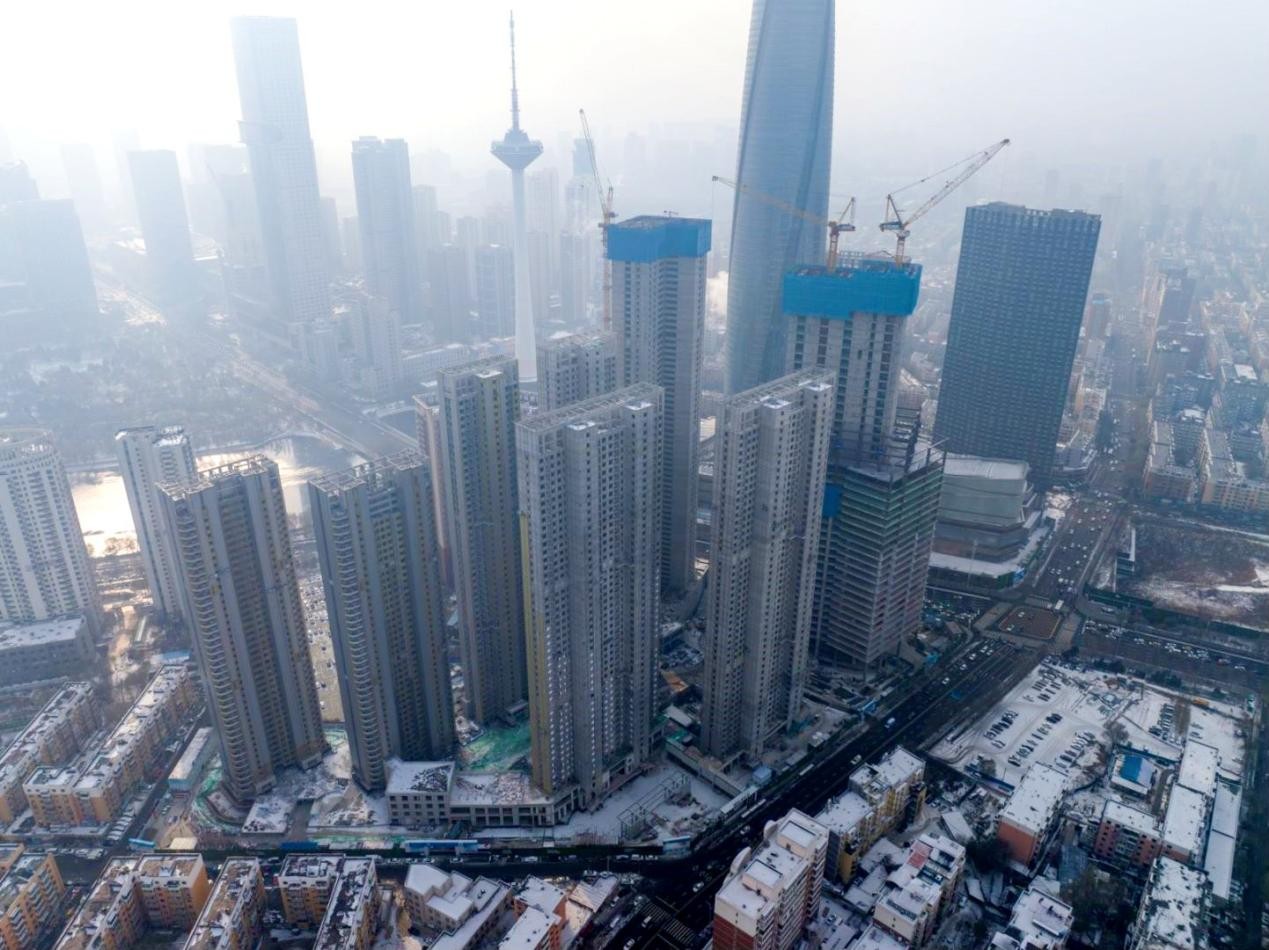 刷新天際線 沈陽綠色超高層綜合體住宅樓主體結構全面封頂