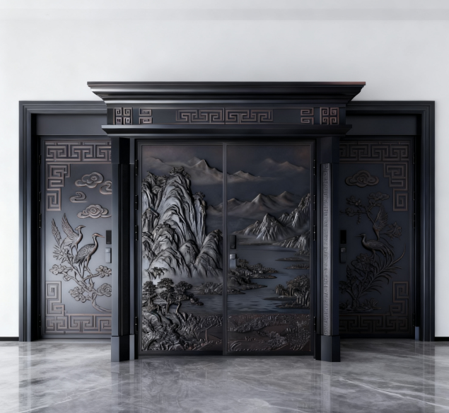 豪宅別墅鑄鋁門選購指南：鑄鋁門憑什么成為標配？