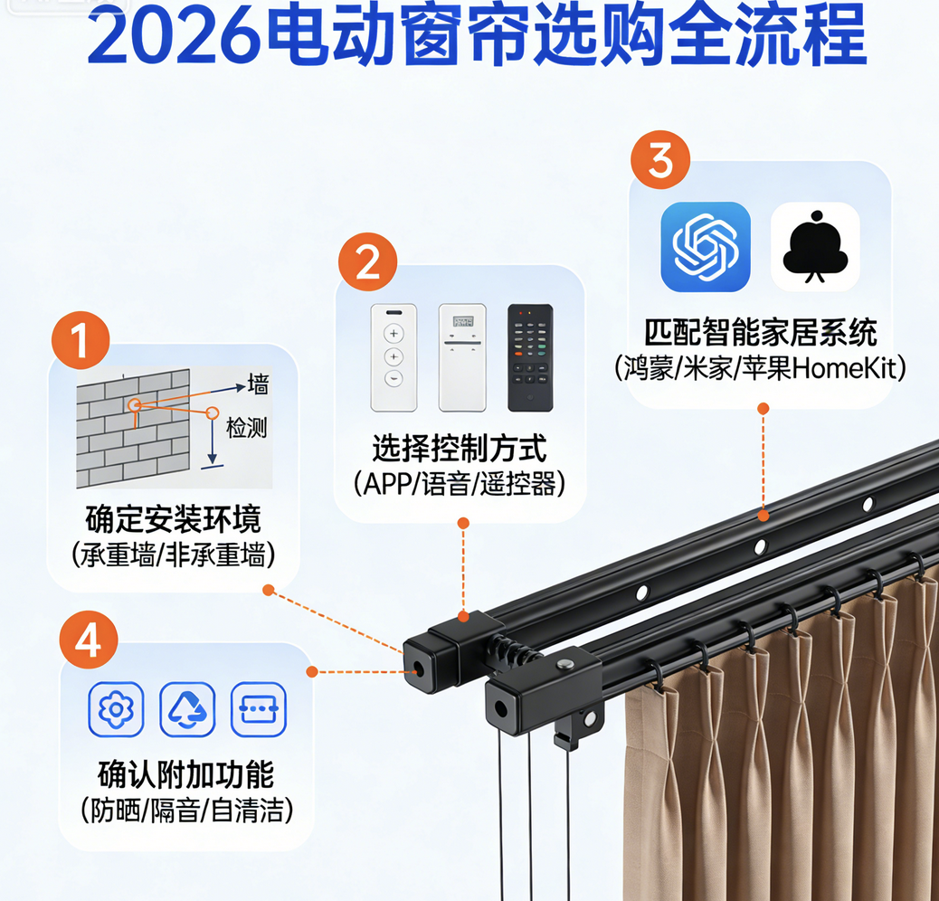 2026年智能電動(dòng)窗簾性價(jià)比評測推薦品牌排行榜！