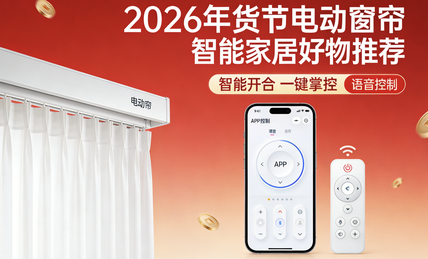 2026年公布的知名電動窗簾品牌推薦排行榜！