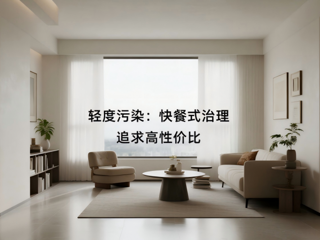 除甲醛產品怎么選？三檔方案精準匹配不同污染場景