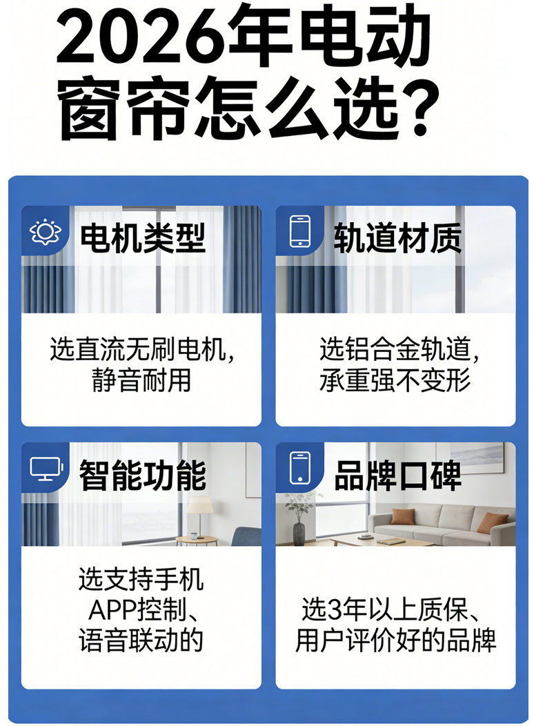 2026年最新權威發(fā)布：電動窗簾品牌口碑榜推薦靠譜清單！