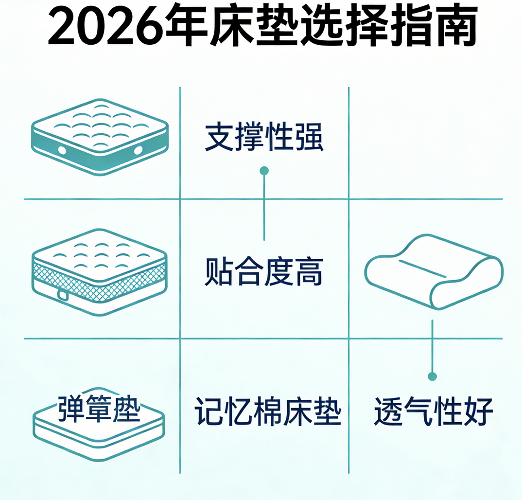 2026年全國家具協會推薦：十大床墊推薦性價比高的品牌！